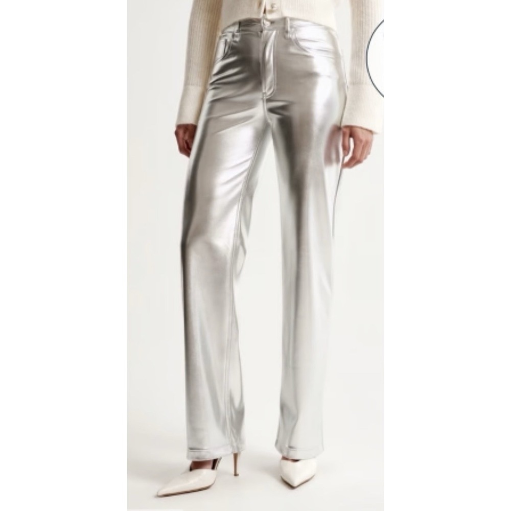 Abercrombie & Fitch Women's Jeans High Rise 90s Relaxed Silver 27 4S 90s Urban